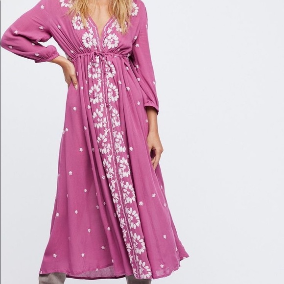 Searching for Free People Fable Embroidered Dress - Picture 2 of 5